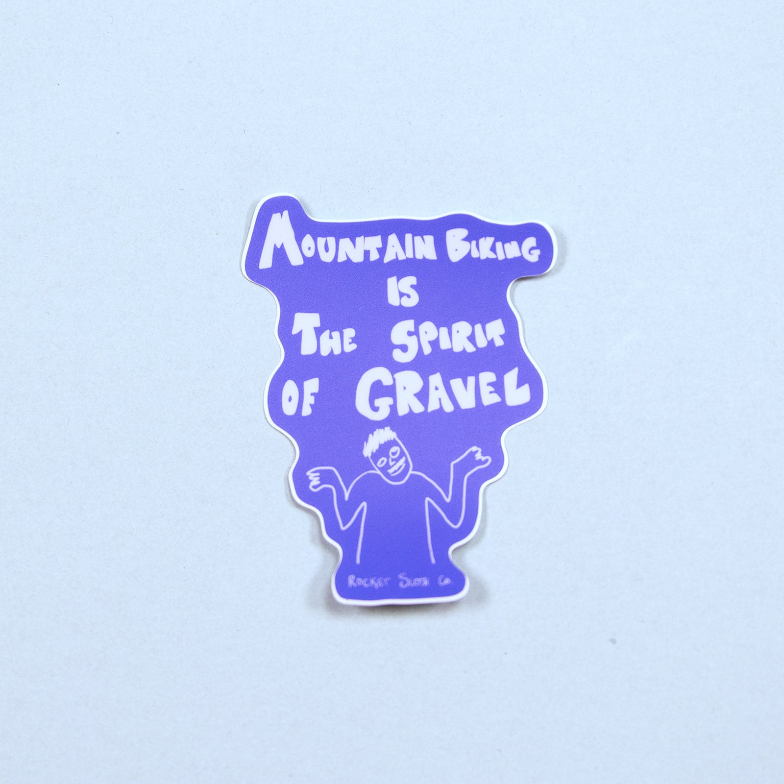 gravel bike sticker MTB is The Spirit of Gravel Stickers