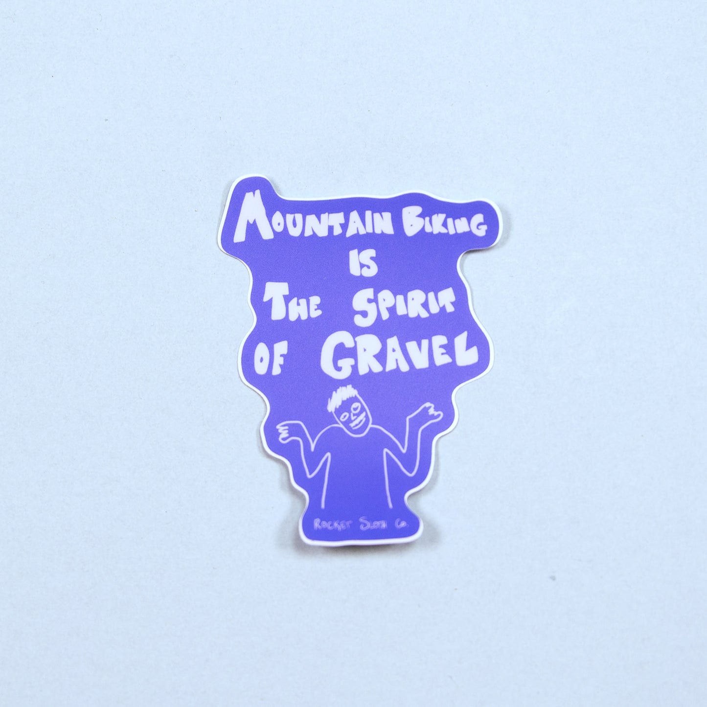 MTB is The Spirit of Gravel Stickers