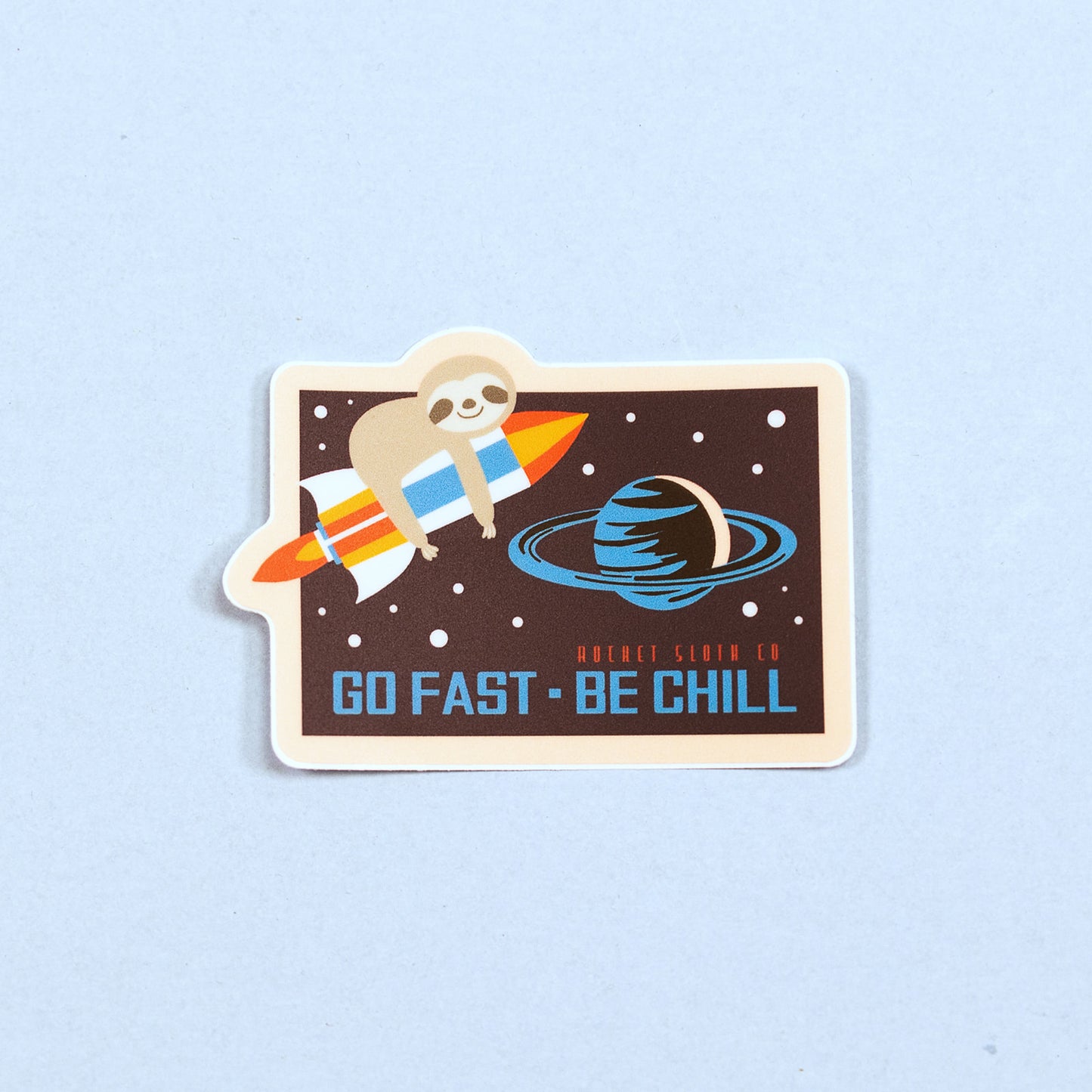 Go Fast Be Chill Stickers